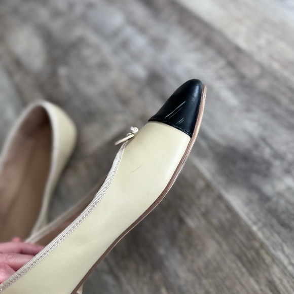 A New Day Janie Ballet Flats with Memory Foam Insole - Beige 7.5 - Picture 4 of 9